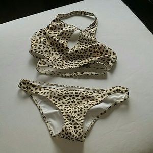 Victorias Secret cheetah print bikini
